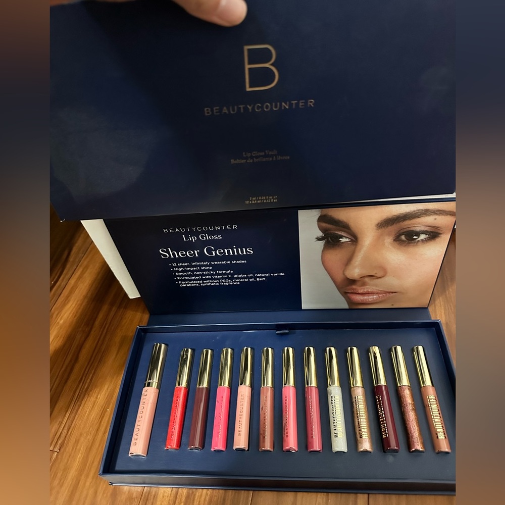 Beautycounter lip gloss vault